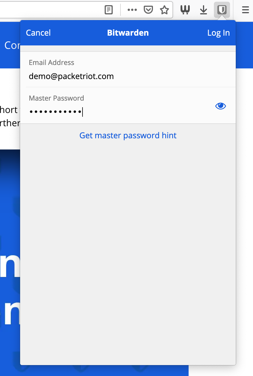 Extension Login