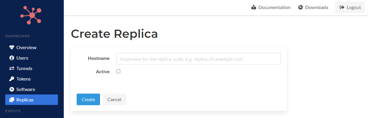 Create Replica Node